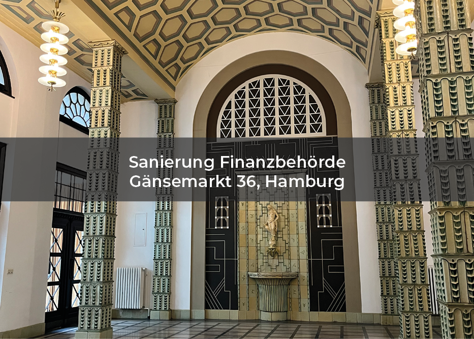 Sanierung Finanzbehörde Gänsemarkt 36 Hamburg